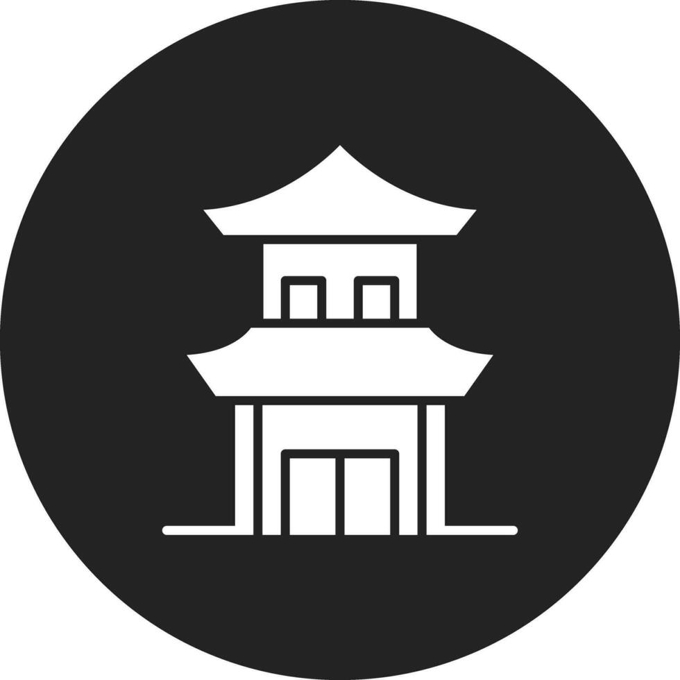 Chinese House Vector Icon