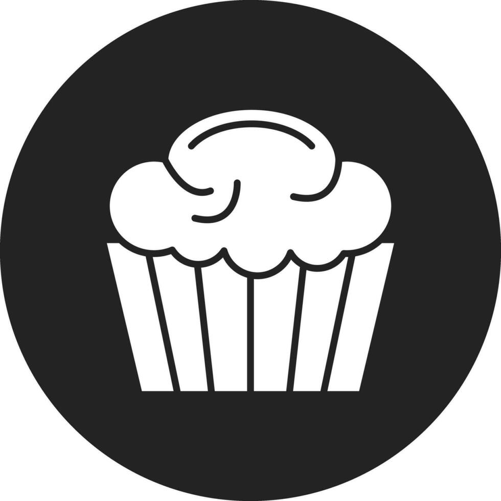 icono de vector de muffin