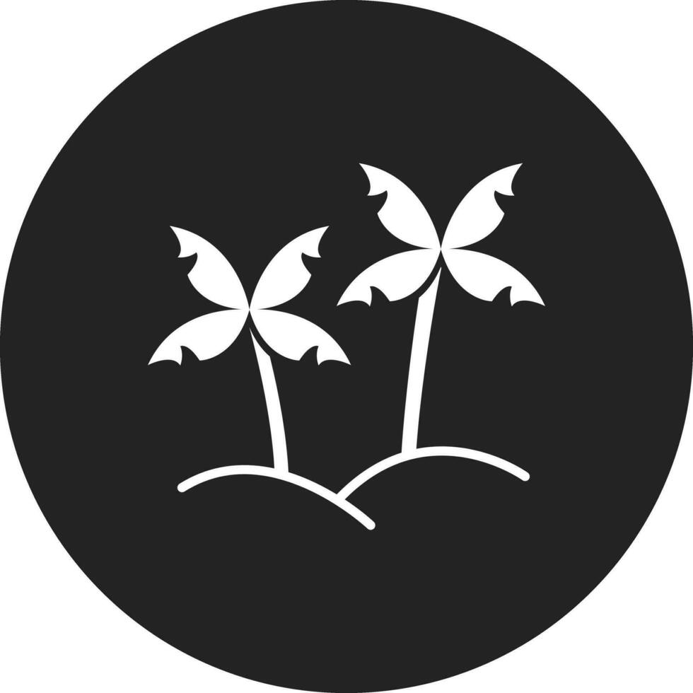 Desert Oasis Vector Icon