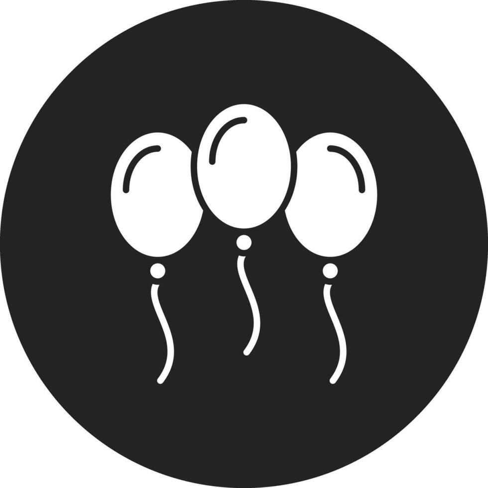 Balloons Vector Icon