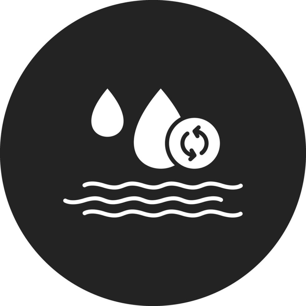 icono de vector de ahorro de agua