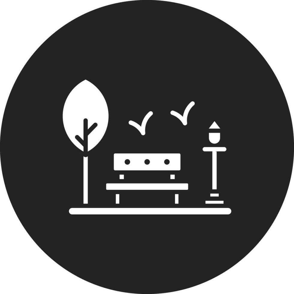 Park Landscape Vector Icon