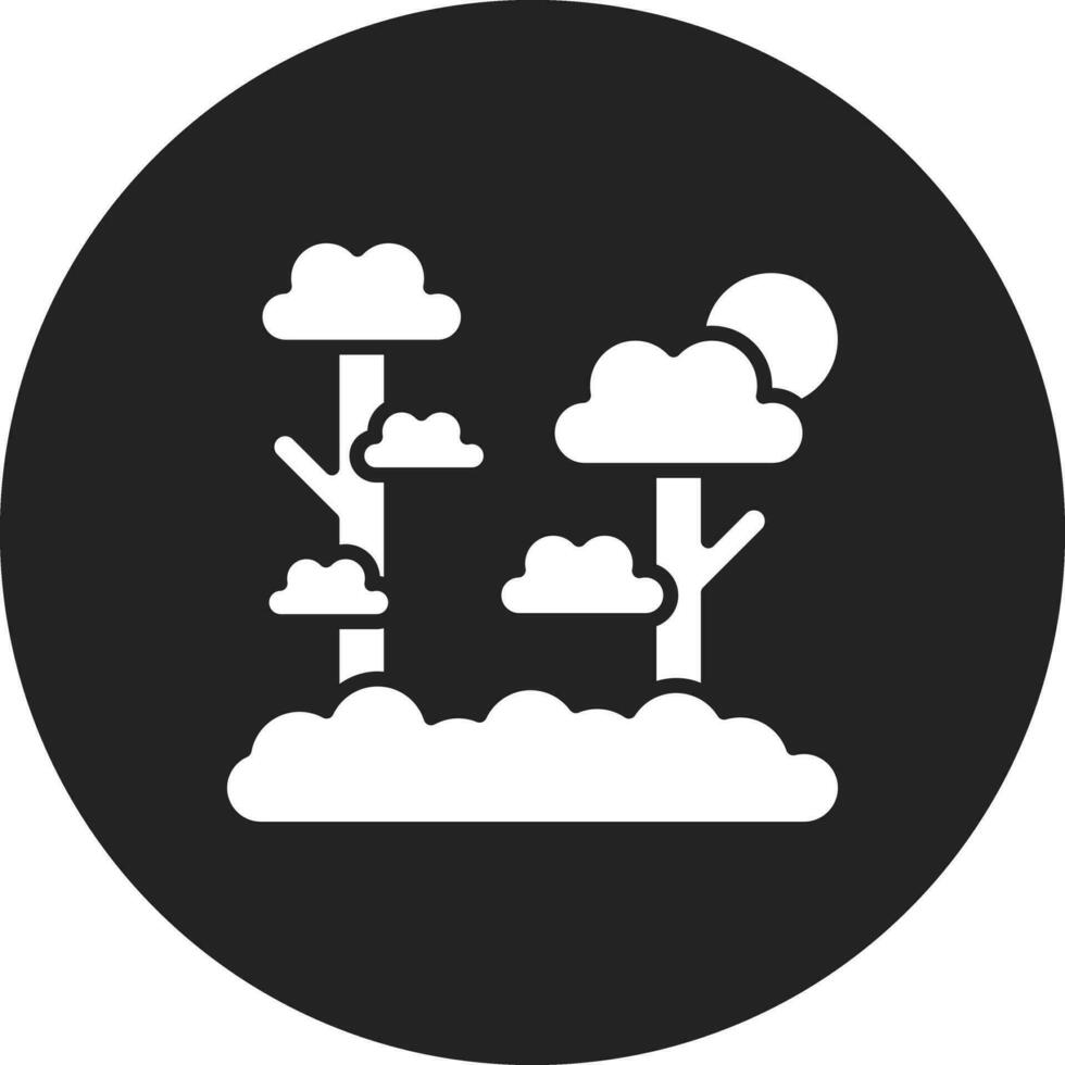 Jungle Landscape Vector Icon