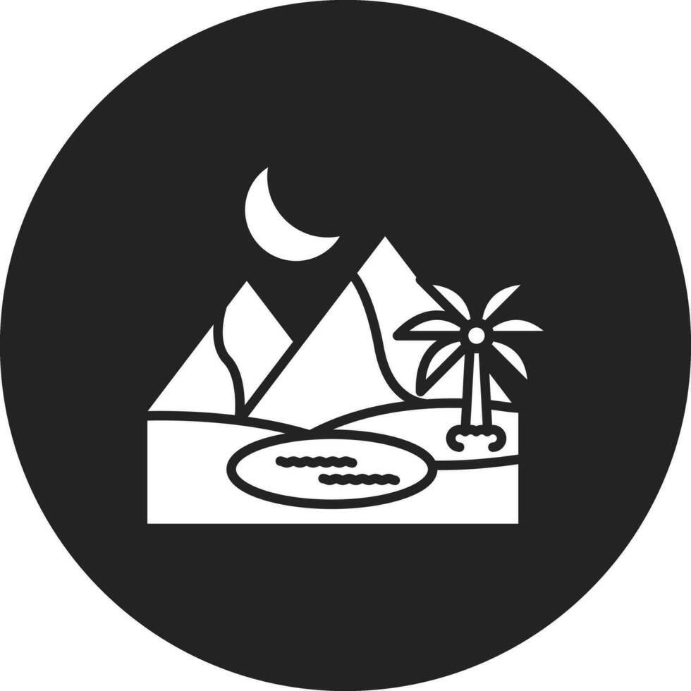 Oasis Vector Icon