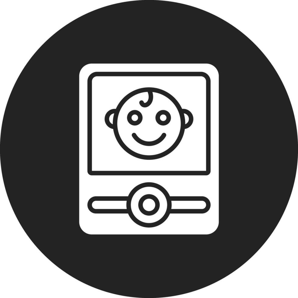 icono de vector de monitor de bebé