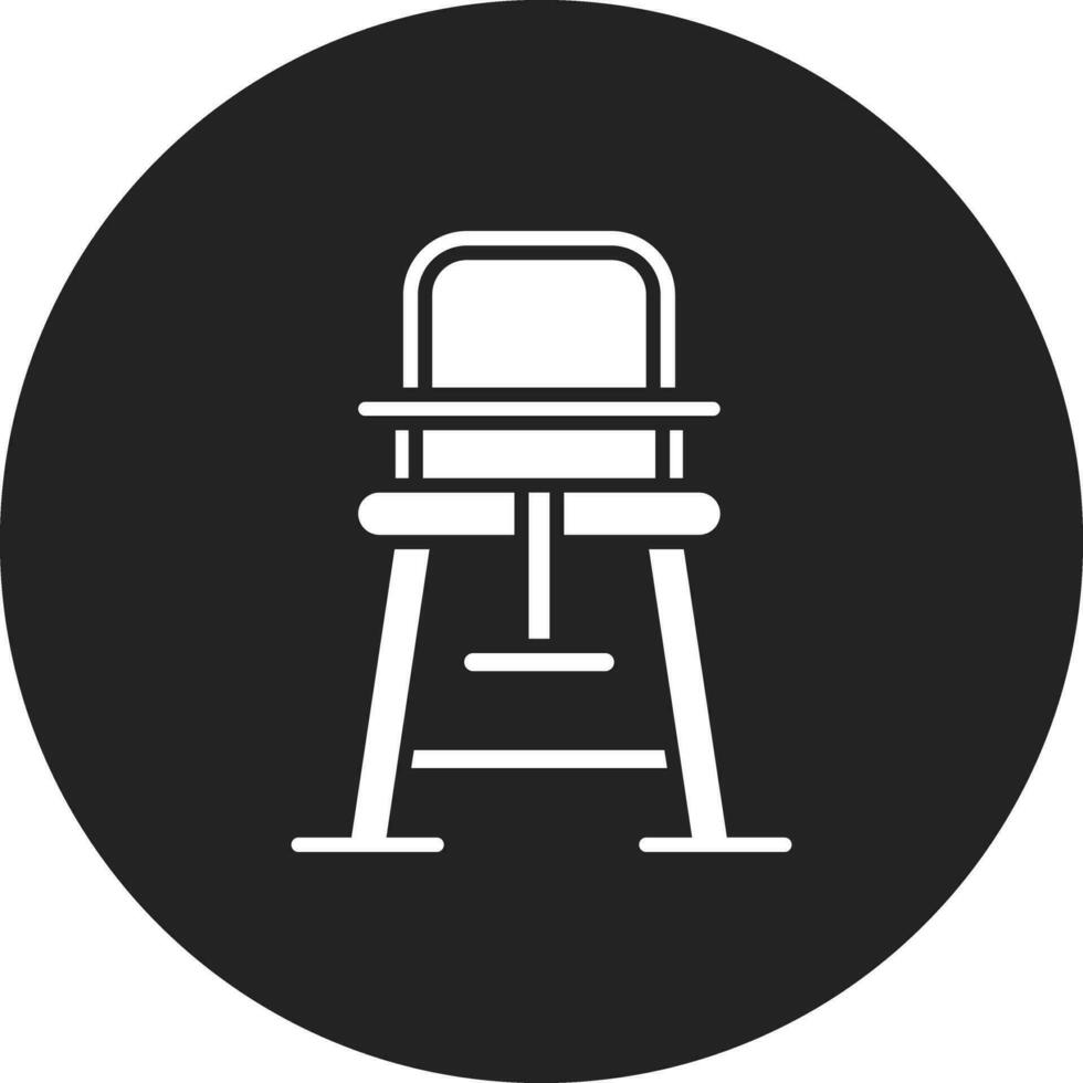 High Chair Vector Icon