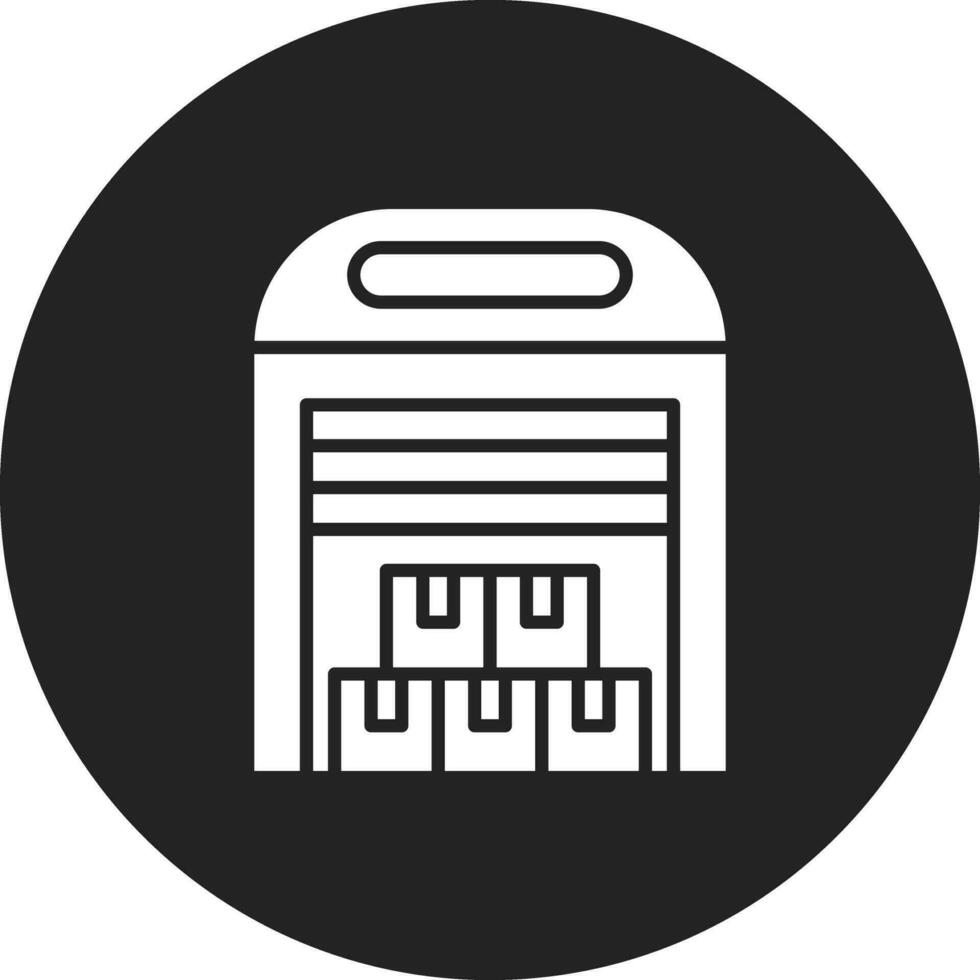 Data Warehouse Vector Icon