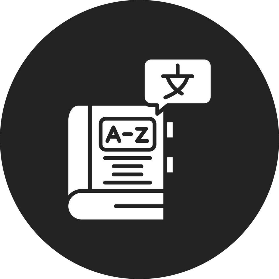 idioma aprendizaje vector icono