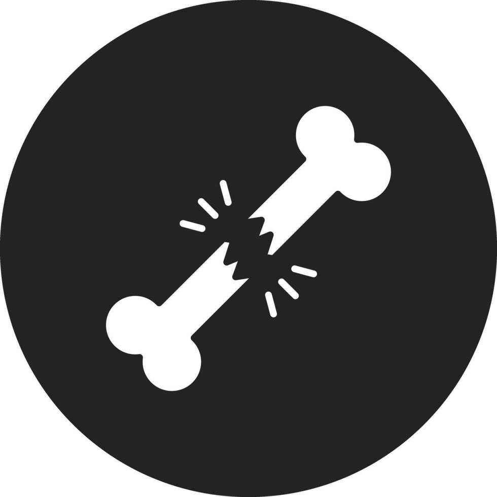Broken Bone Vector Icon