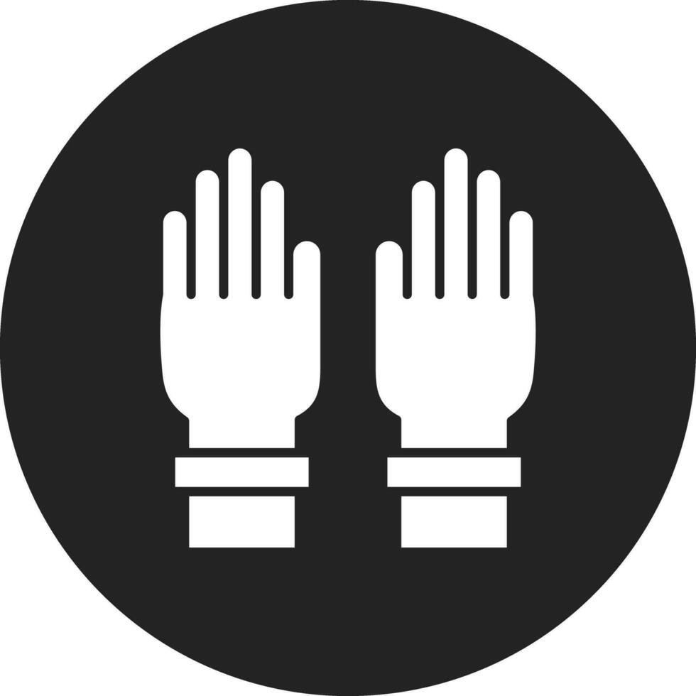 Medical Gloves Vector Icon