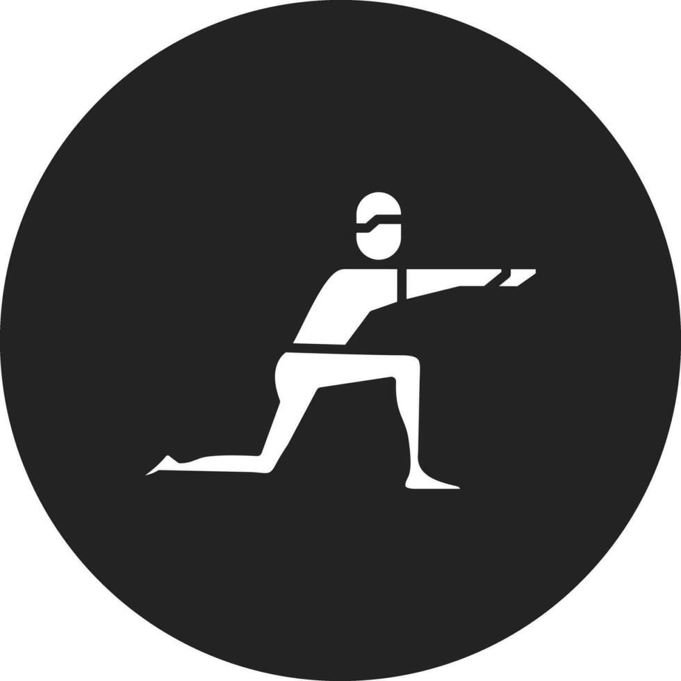 Low Lunge Right Vector Icon