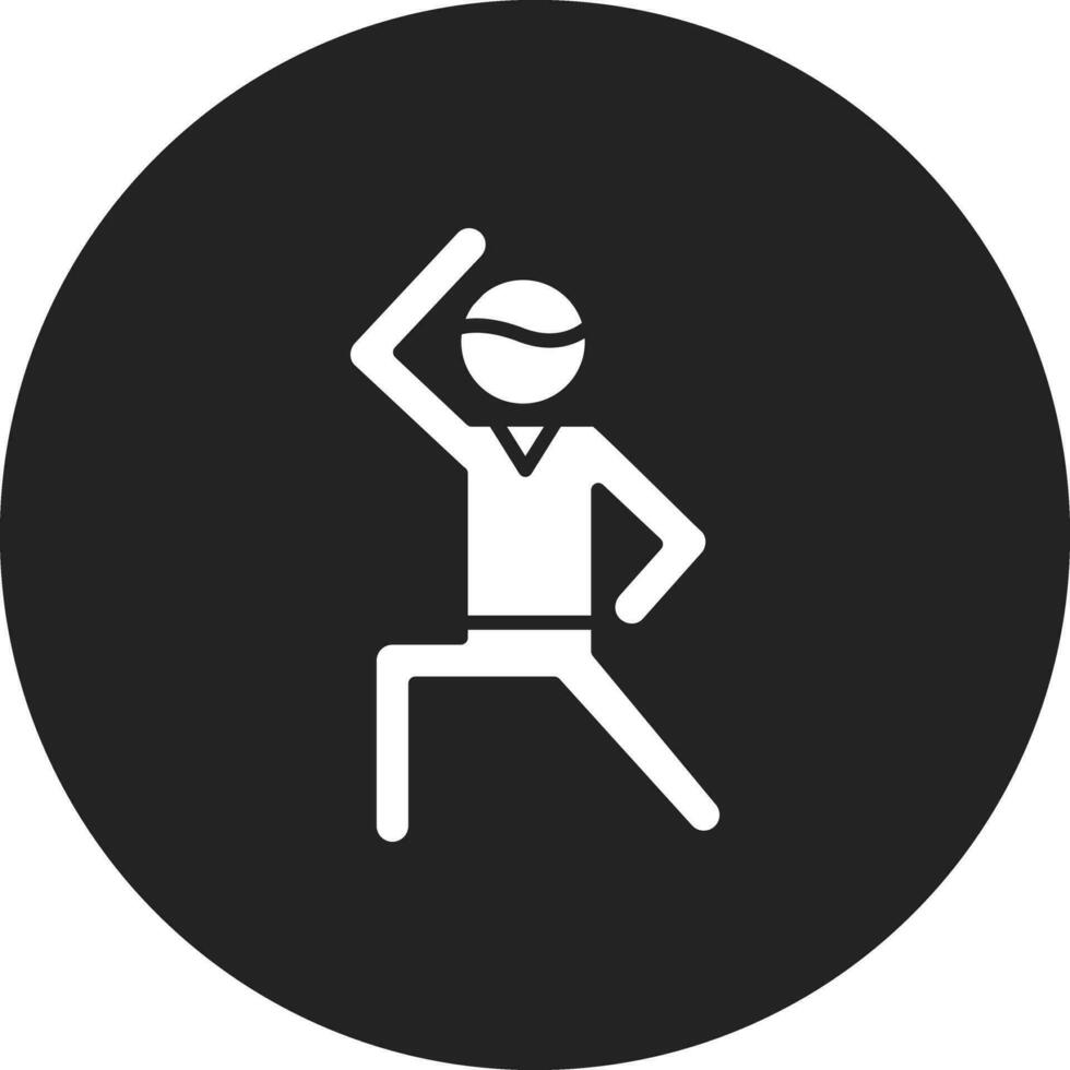 Aerobics Stand Vector Icon