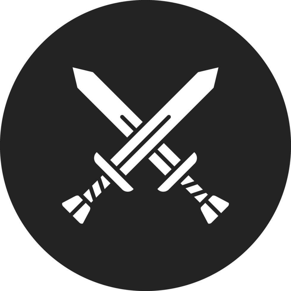 icono de vector de espadas