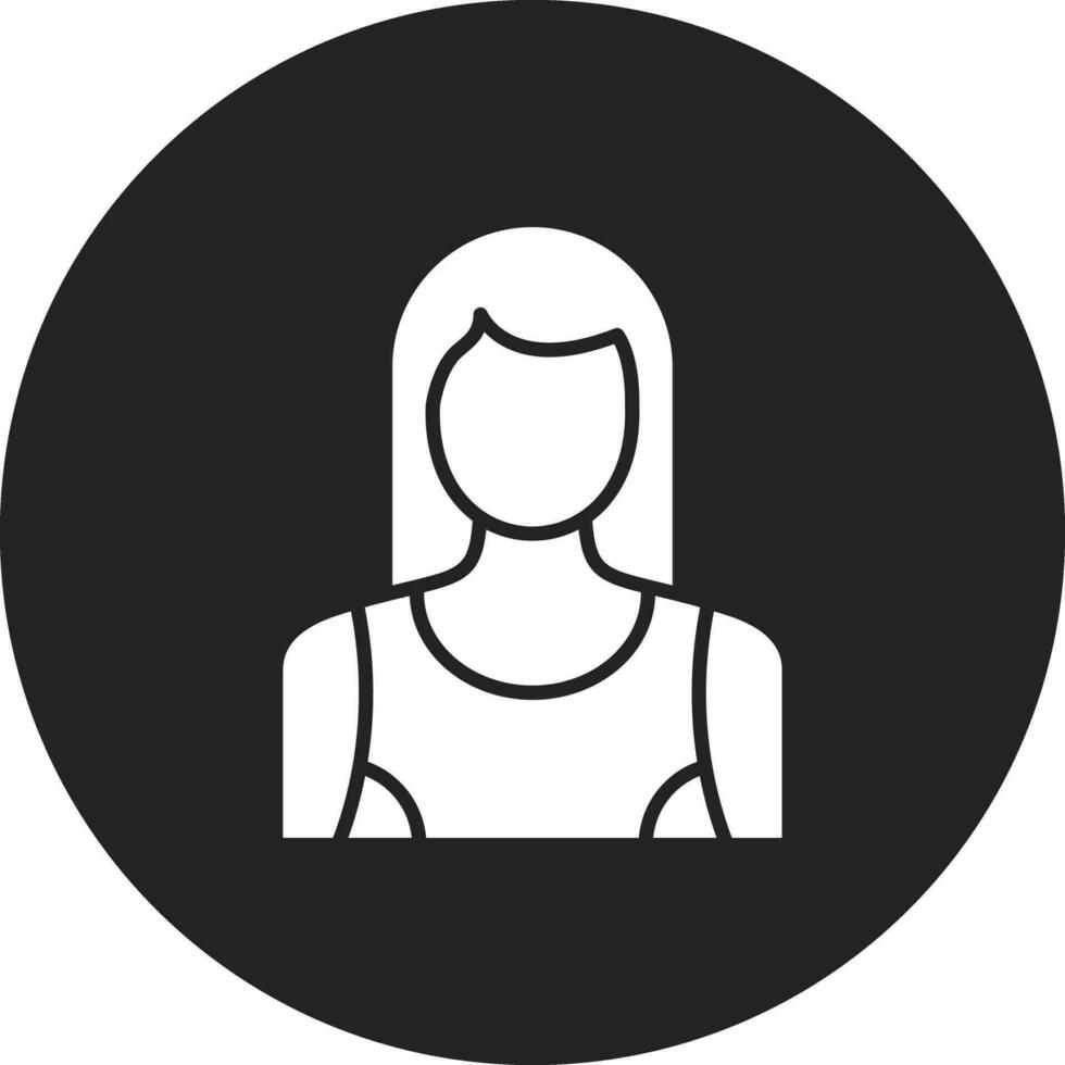 Woman Fitness Vector Icon