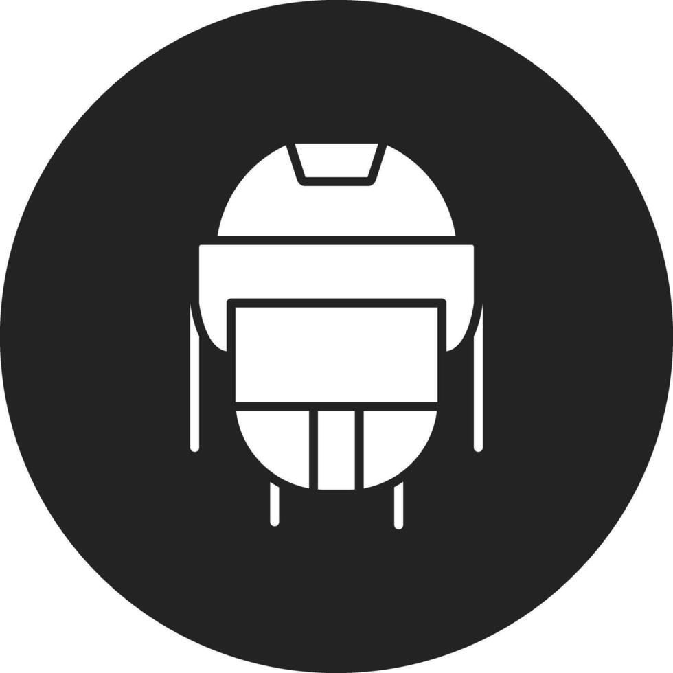 icono de vector de casco