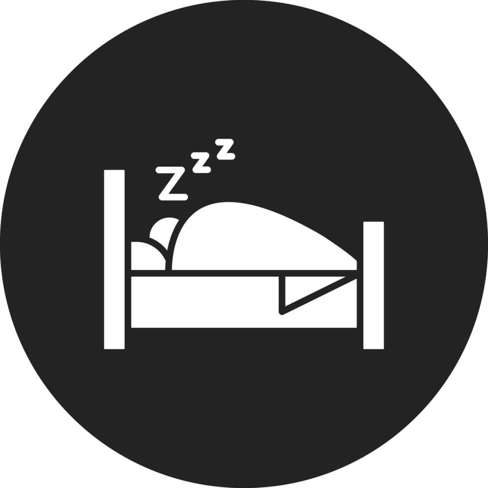 icono de vector de dormir