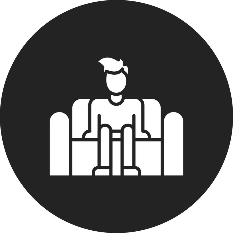 Sitting Vector Icon