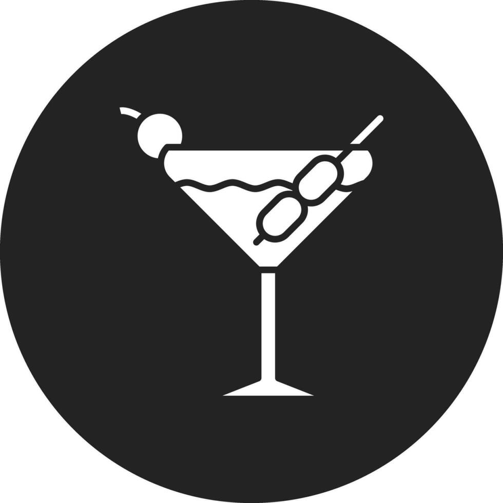 icono de vector de martini