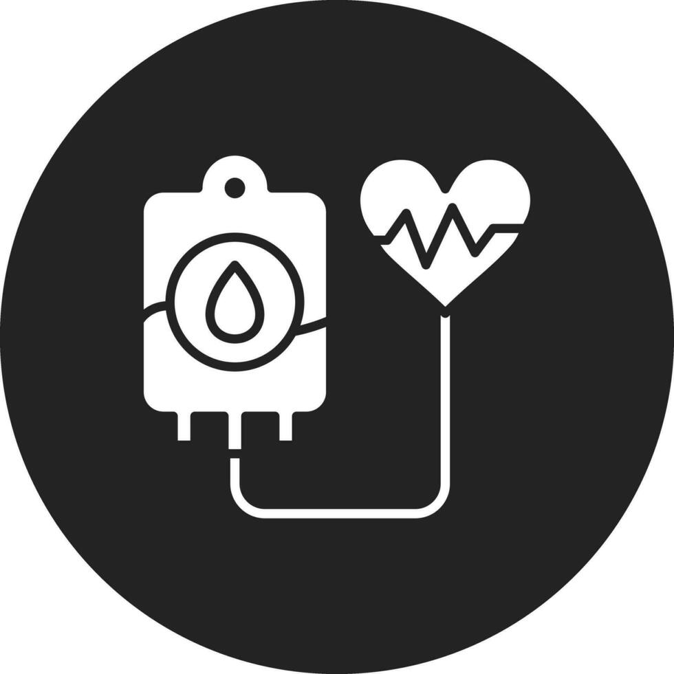 icono de vector de bolsa de sangre