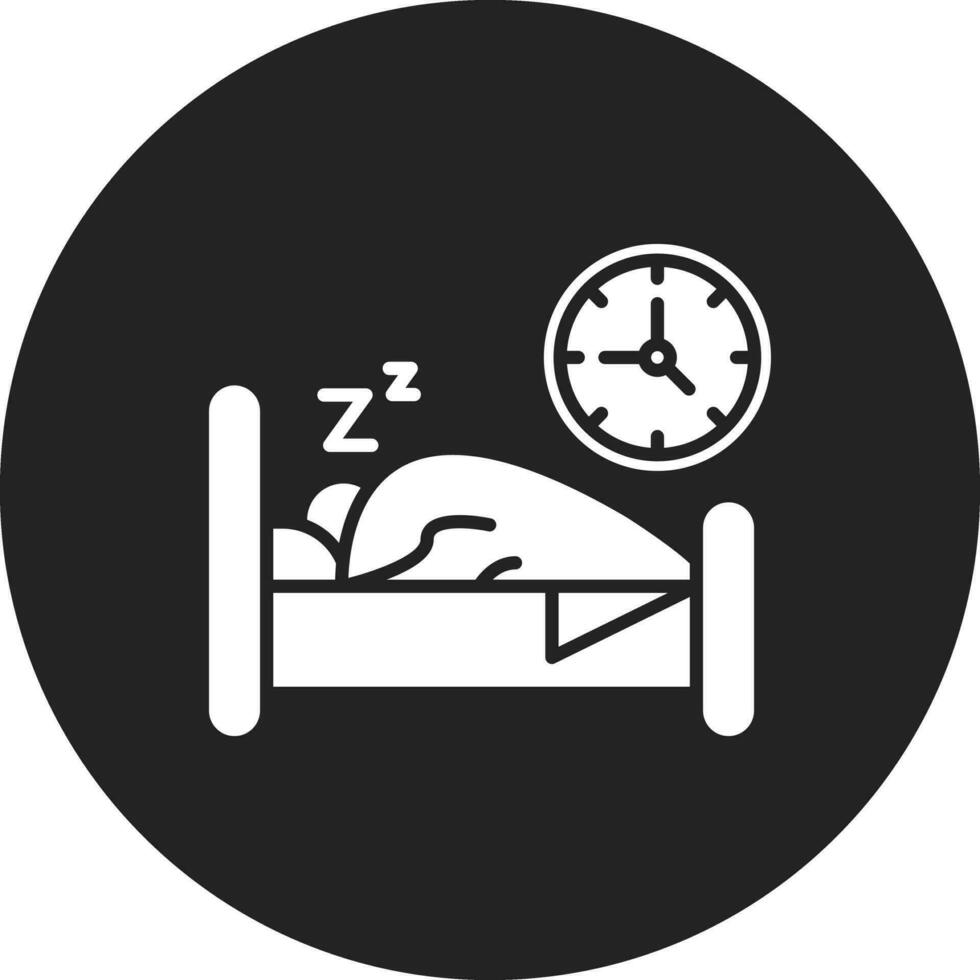 Bed Time Vector Icon