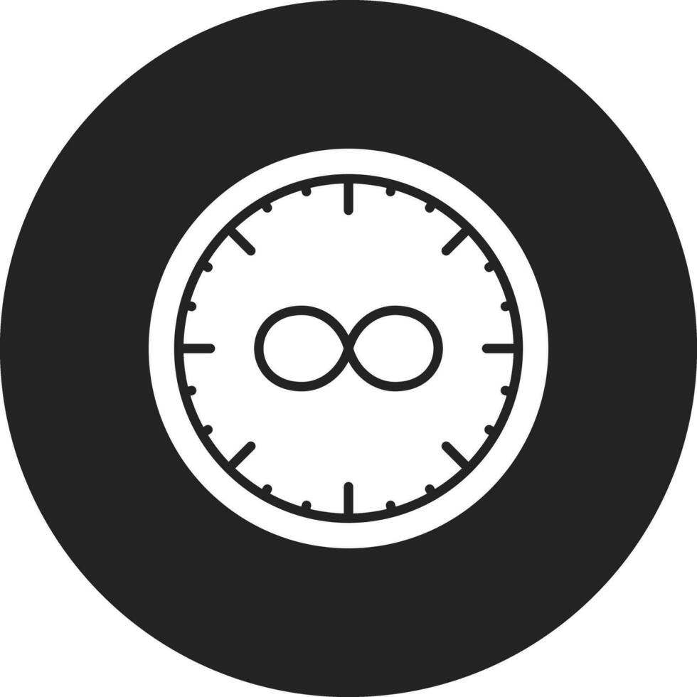 icono de vector de bucle de tiempo