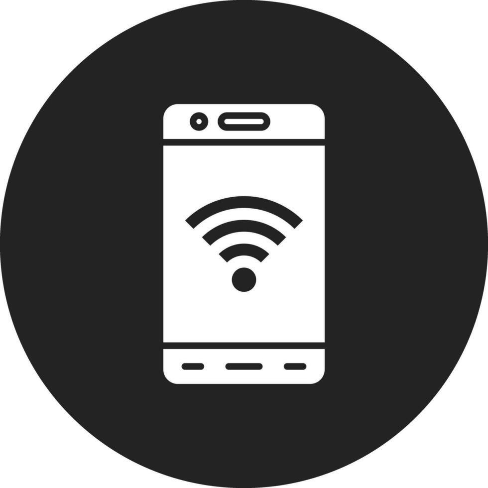 Mobile Wifi Vector Icon