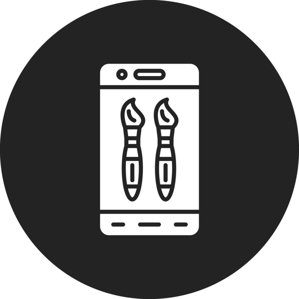 Mobile Art Vector Icon