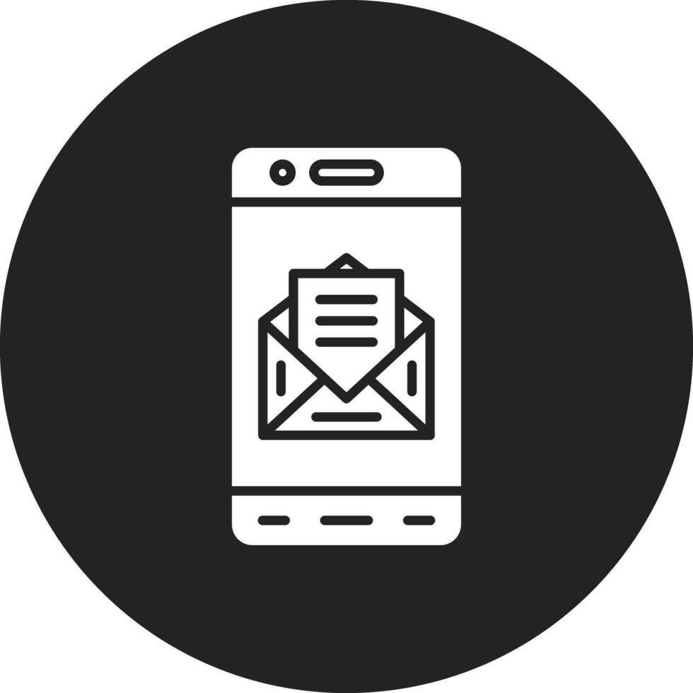 Mobile Mail Vector Icon