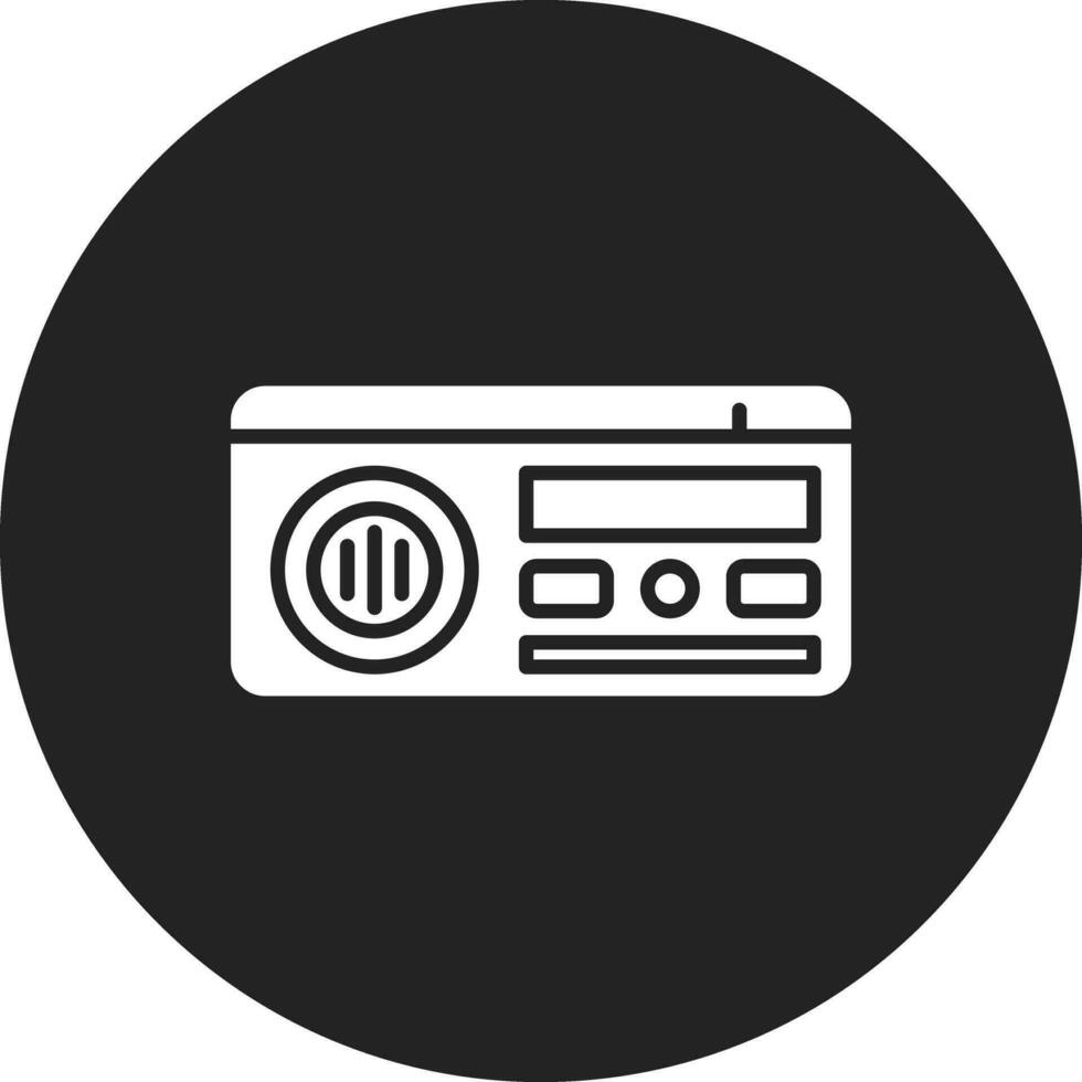 icono de vector de radio