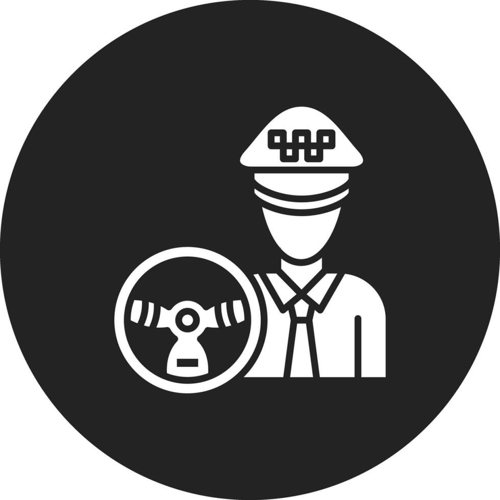 Taxi Driver Vector Icon