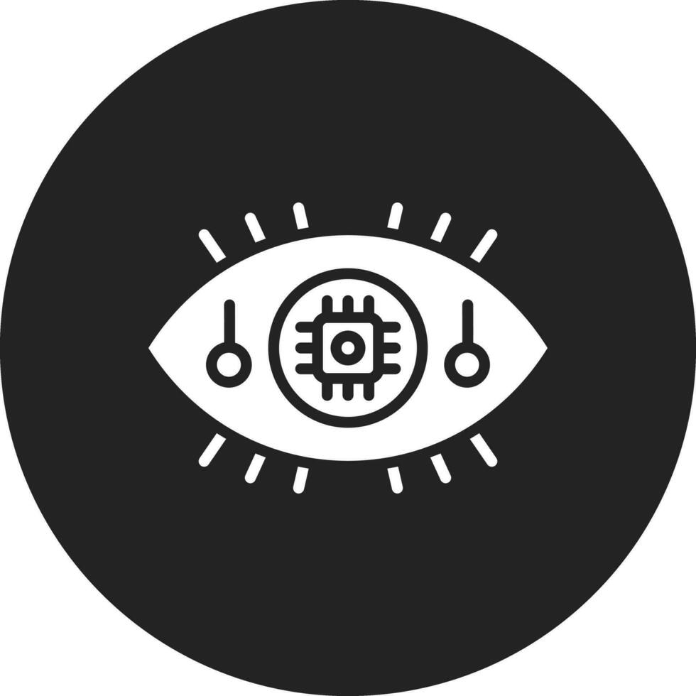 Robotics Eye Vector Icon