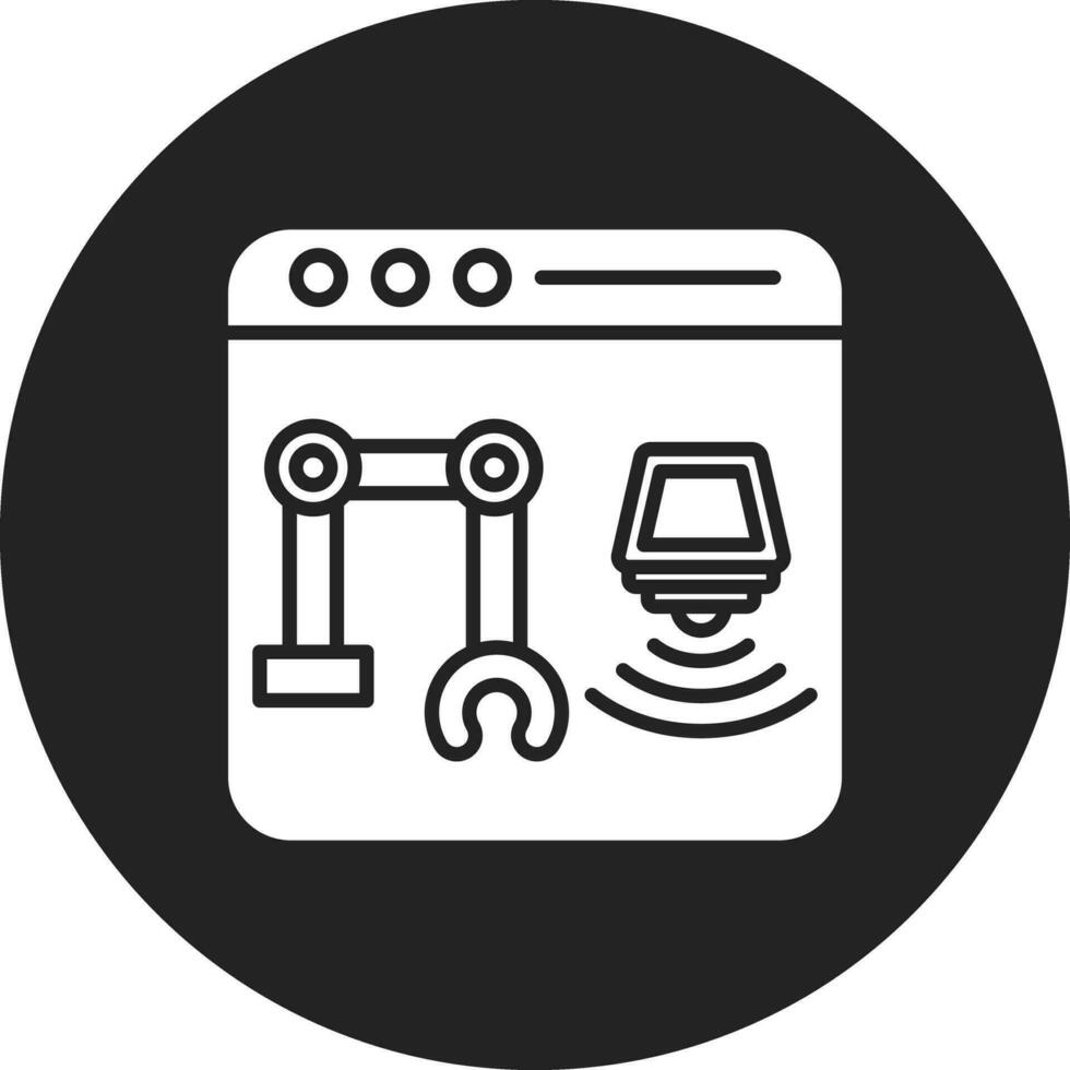 Cyber Physical System Vector Icon