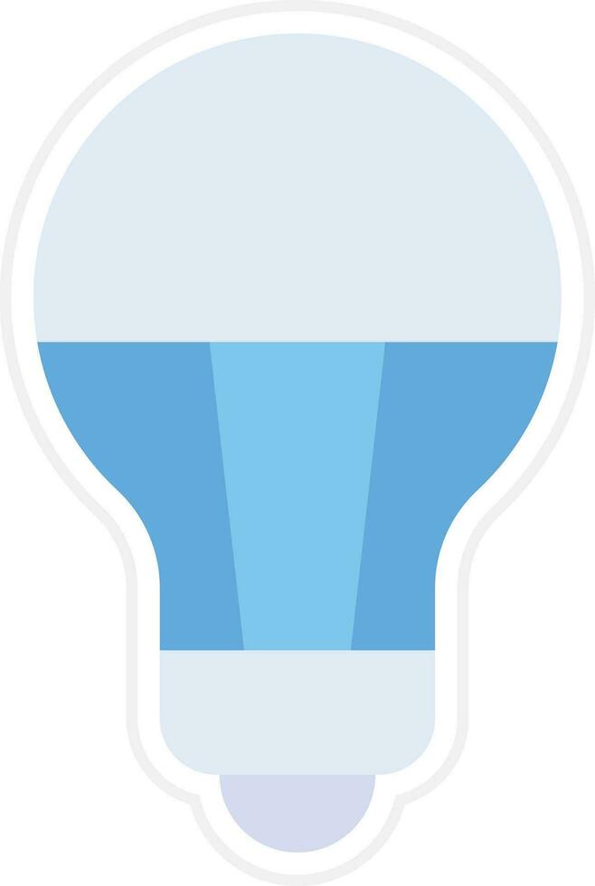 icono de vector de lámpara led