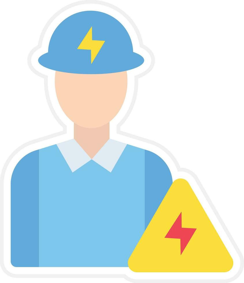 Electrician Service Vector Icon