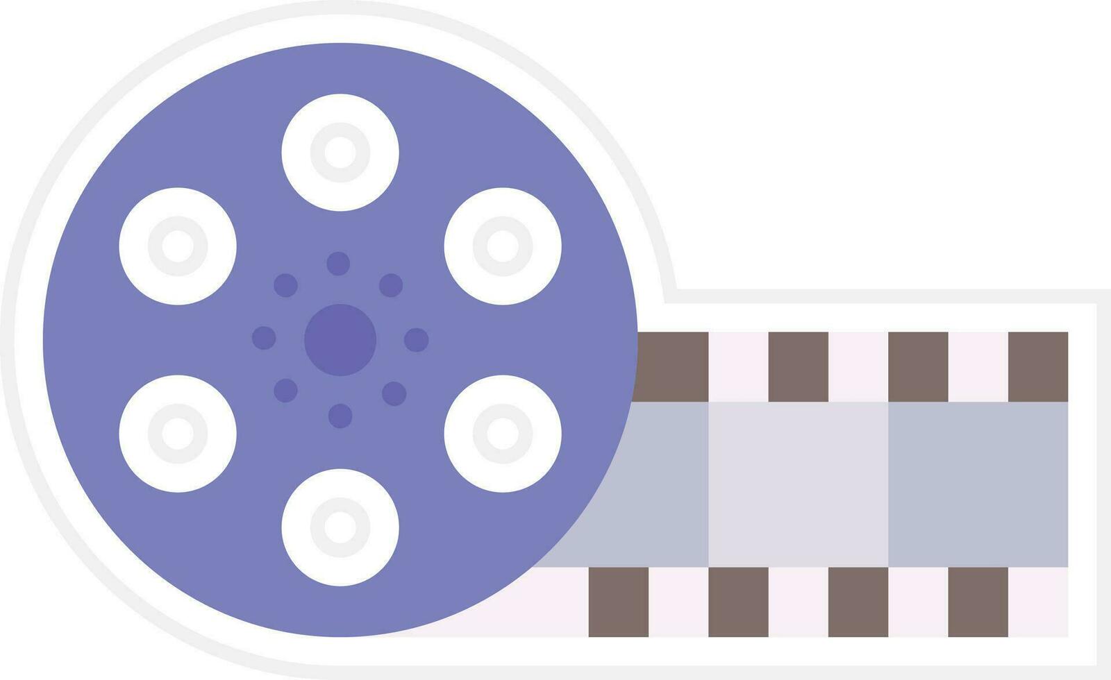 Film Reel Vector Icon