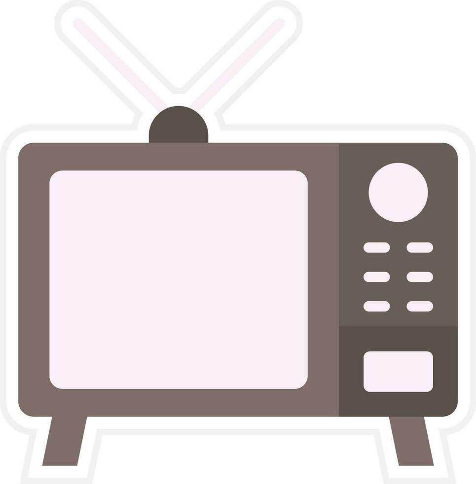 icono de vector de tv