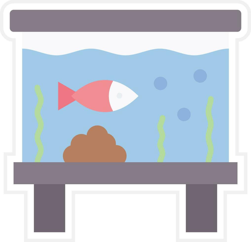 Fish Tank Vector Icon