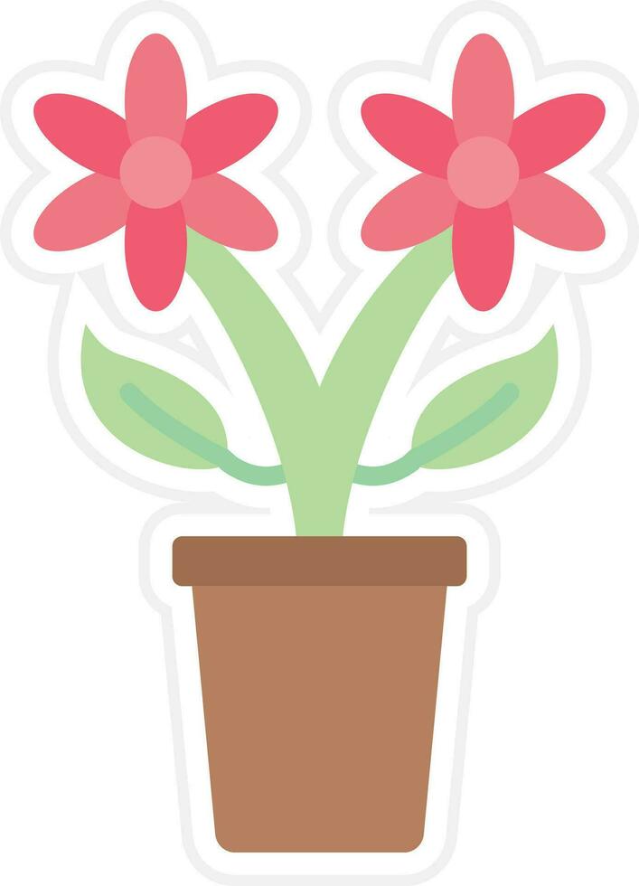 Flower Pot Vector Icon