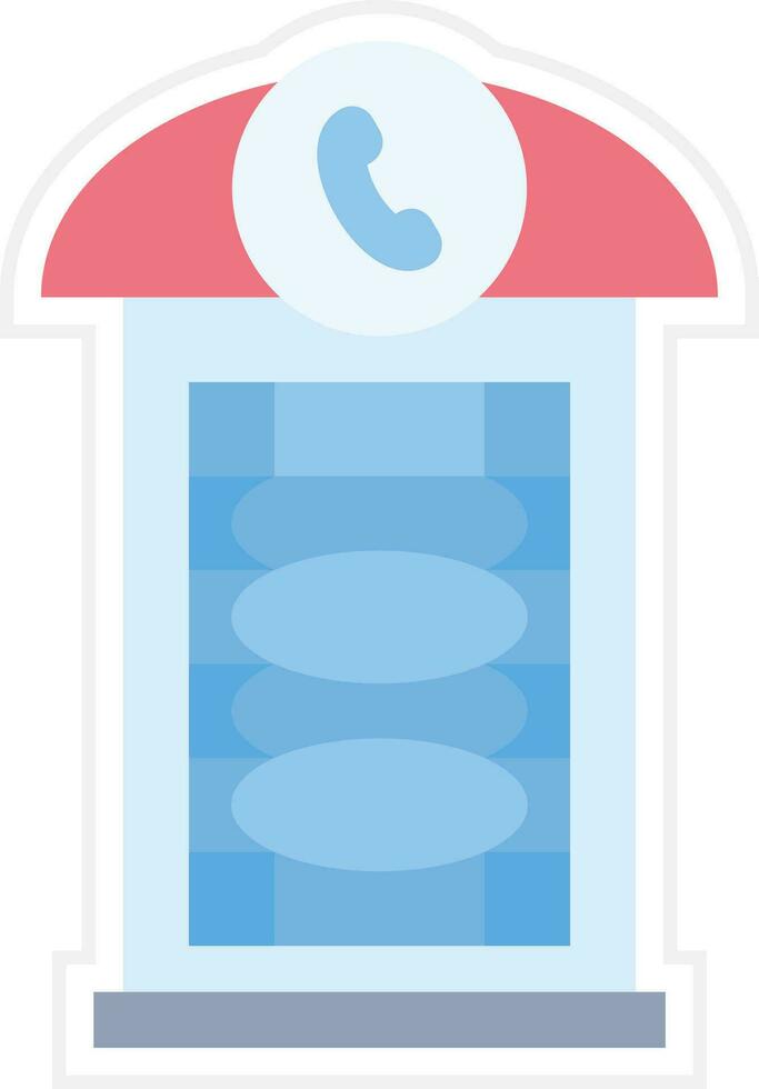 Phone Booth Vector Icon