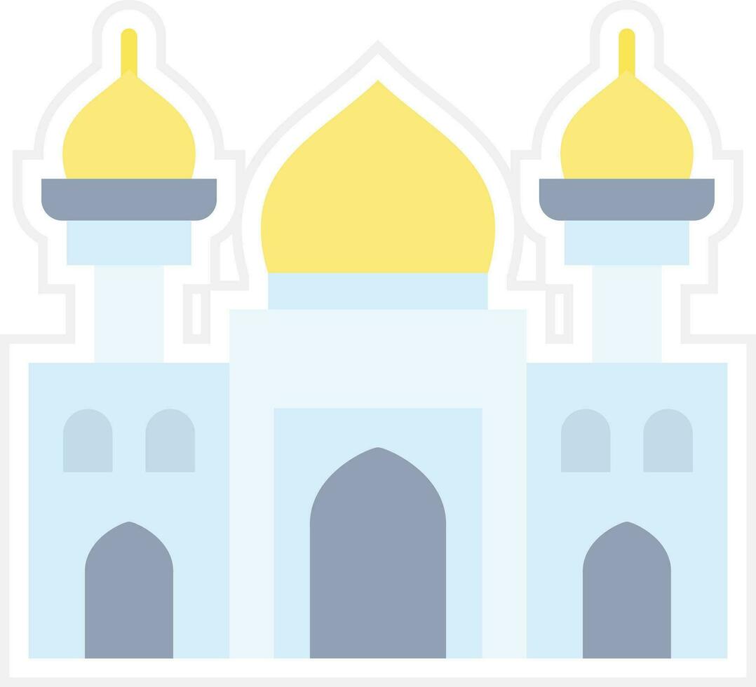 icono de vector de mezquita