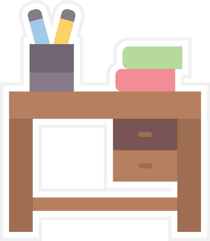 Desk Vector Icon