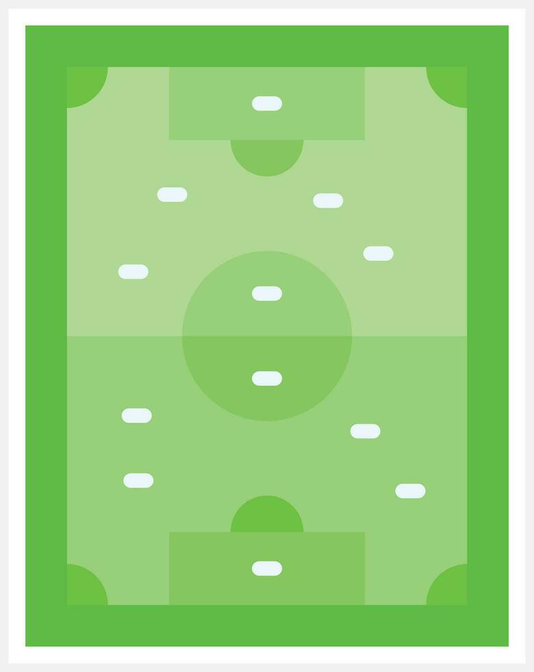 Football Field Vector Icon