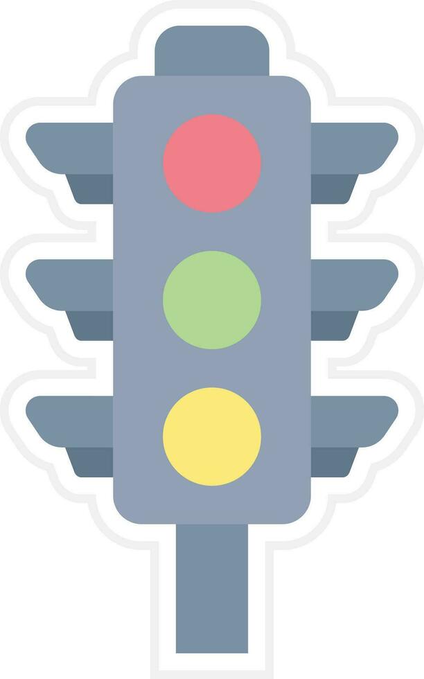 Traffic Lights Vector Icon