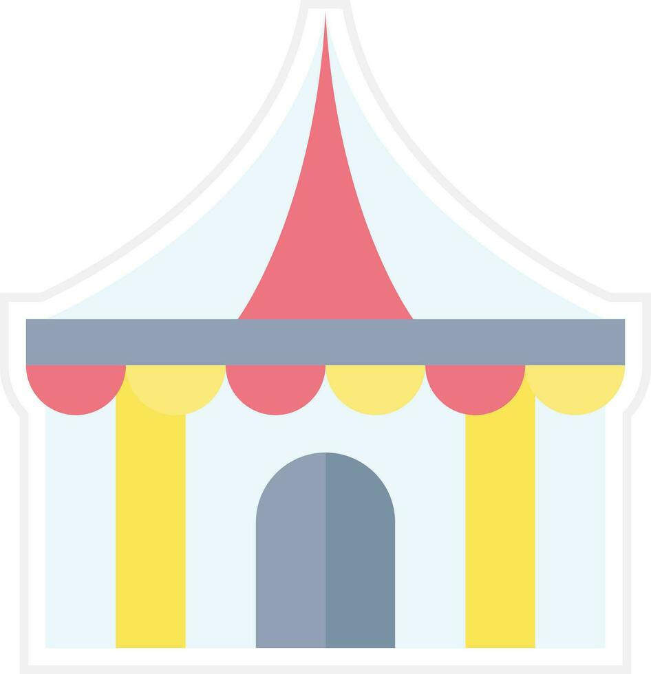 Circus Tent Vector Icon