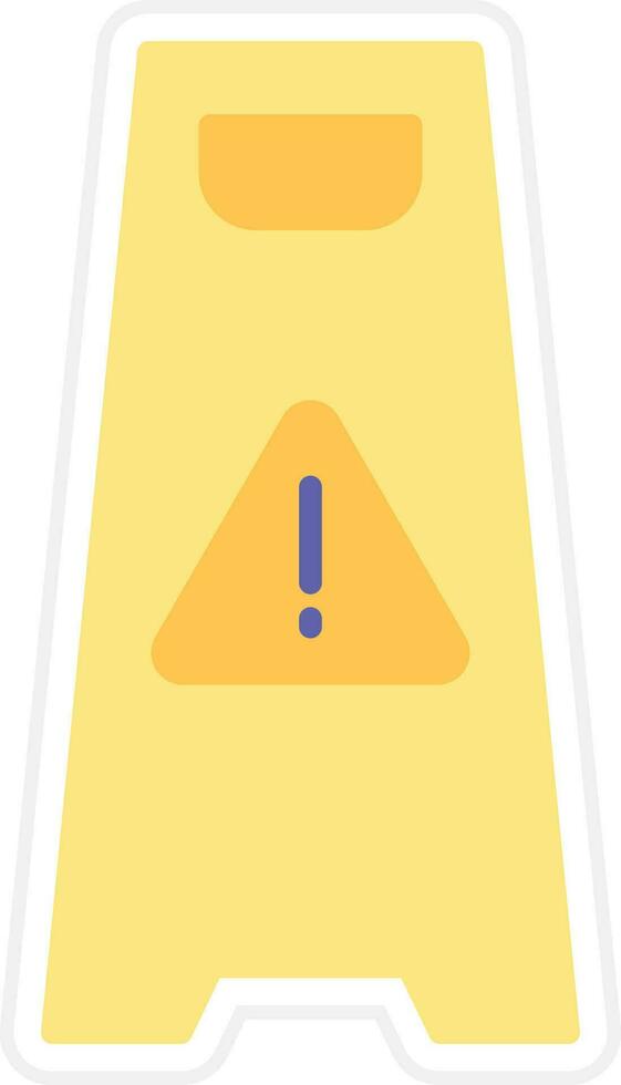 Wet Floor Vector Icon