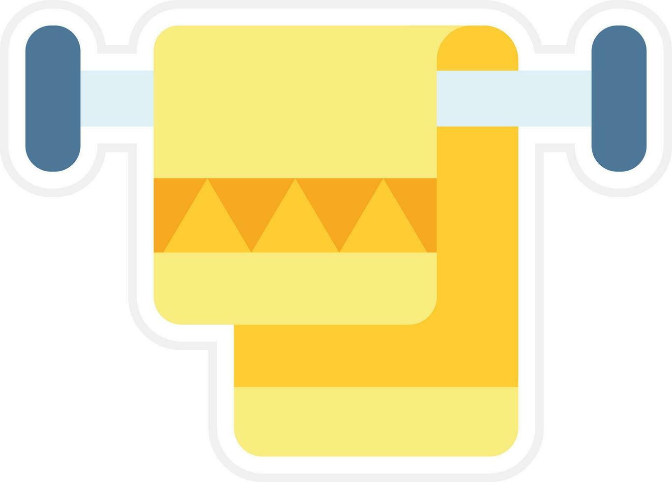 Towel Rack Vector Icon