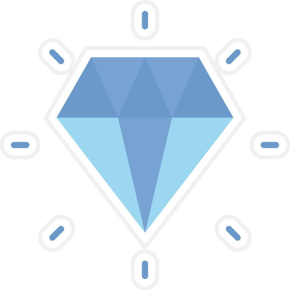 icono de vector de diamante