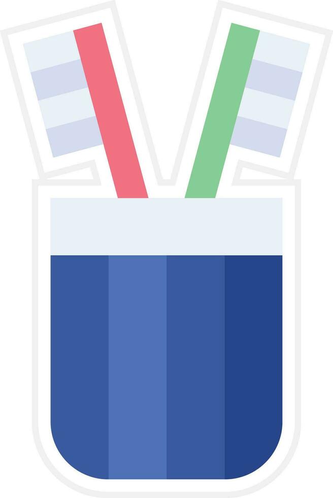 Tooth Brushes Vector Icon