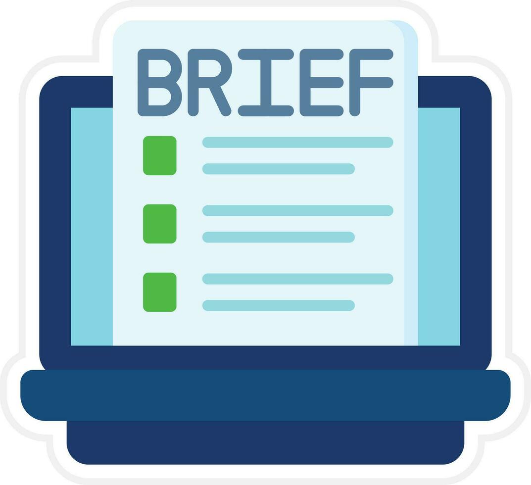 Brief Vector Icon