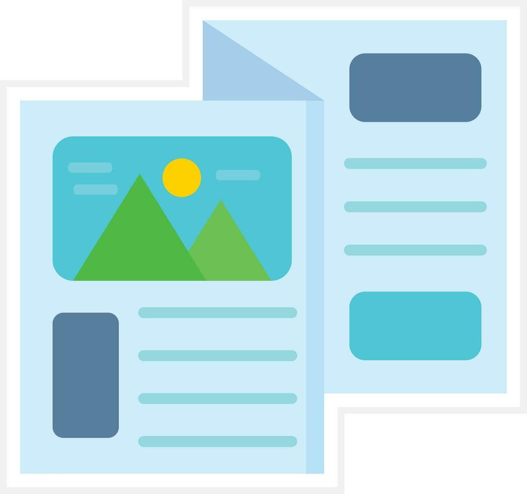 Brochure Vector Icon